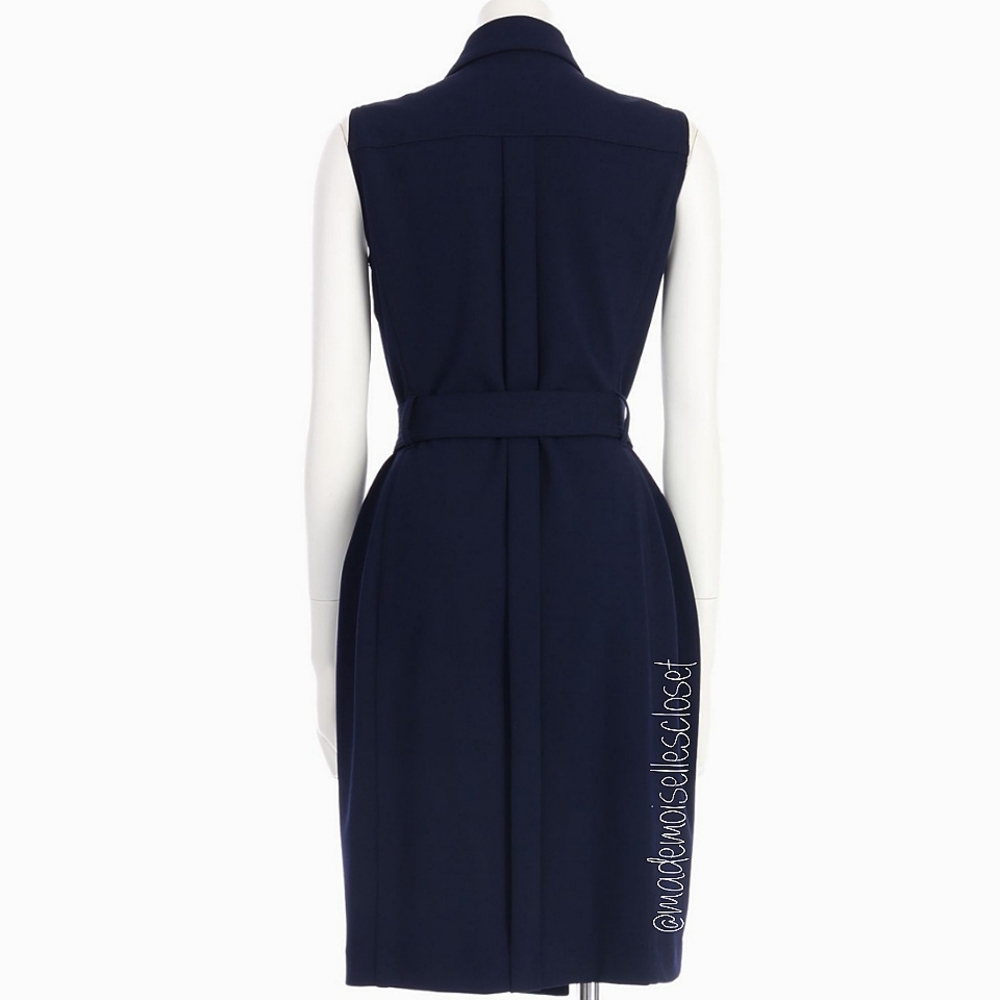 Blue Calvin Klein Dress Sz 10P - Picture 4 of 4